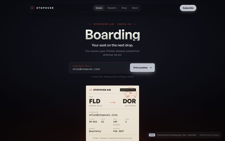 Boarding